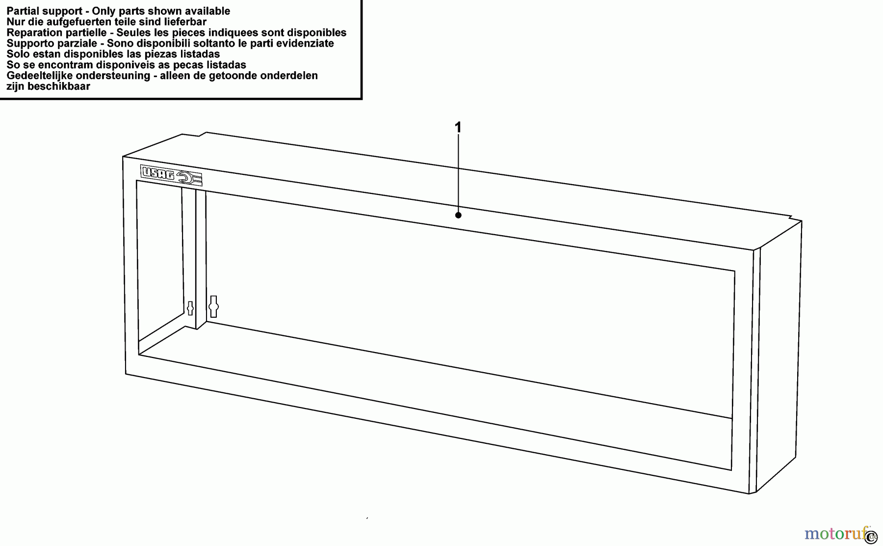 USAG STORAGE JET LINE SISTEMA DI RIPIANI 5010 B8 Seite 1
