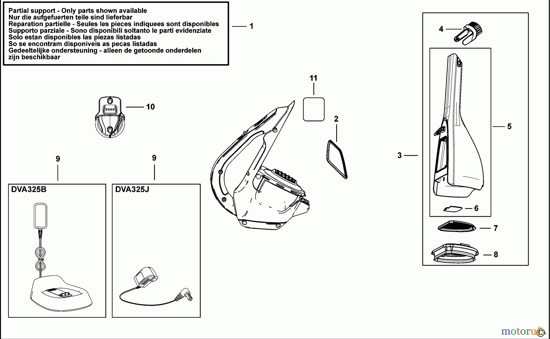 BLACK+DECKER DOMESTICA PULIZIA DUSTBUSTER DVA325B Seite 1