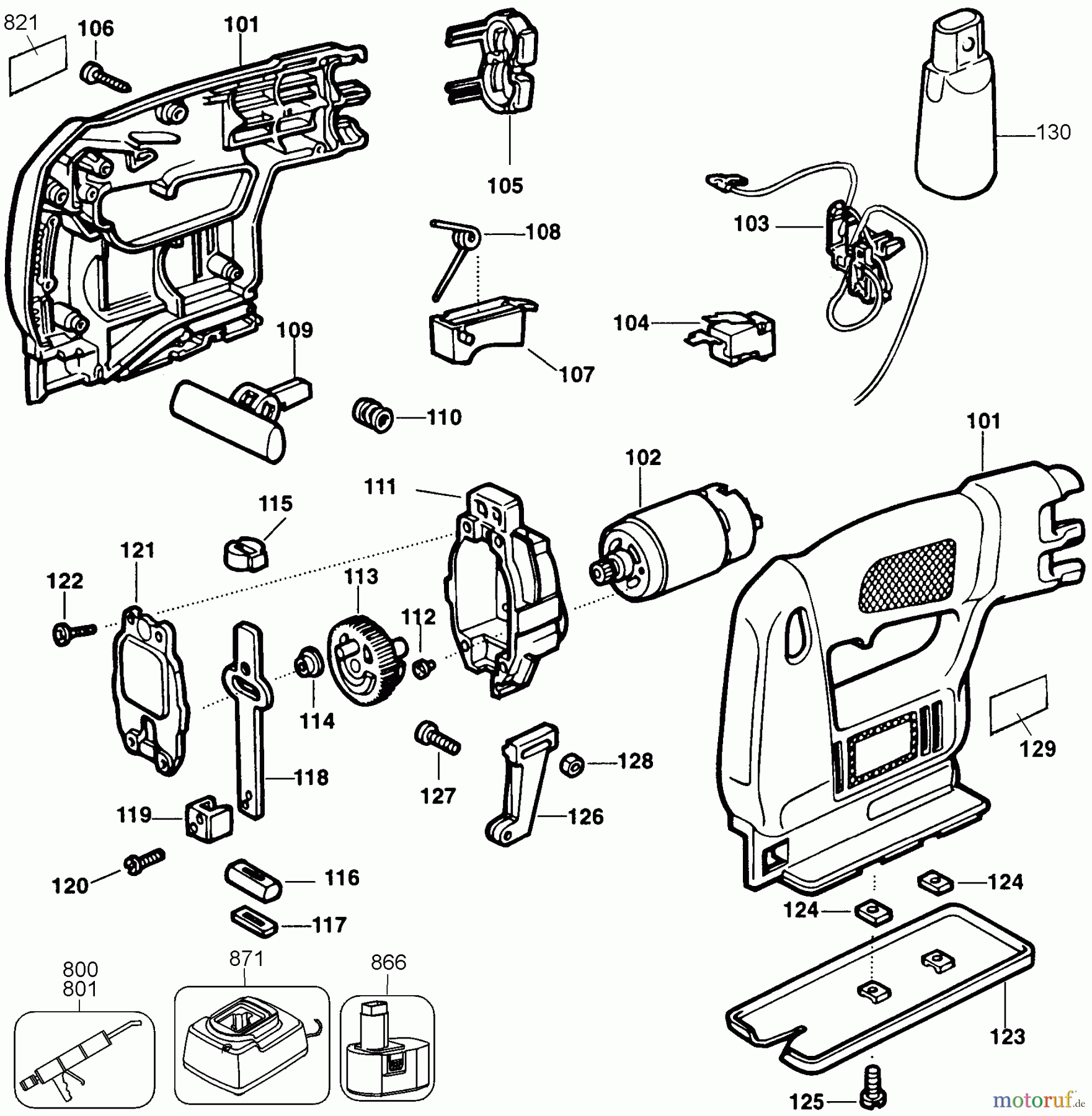  BLACK+DECKER INTERNO SAW SEGHETTO ALTERNATIVO VP660T Seite 1