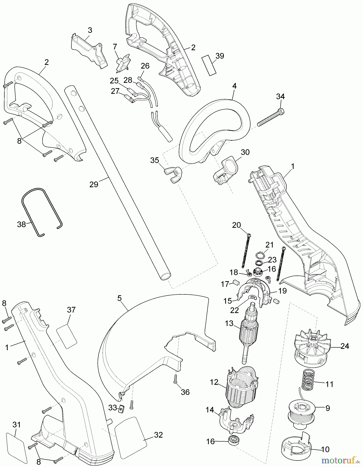 BLACK+DECKER ESTERNO TAGLIASIEPI, TAGLIASIEPI, CESOIE 12 STRING TRIMMER ST4000-04 Seite 1