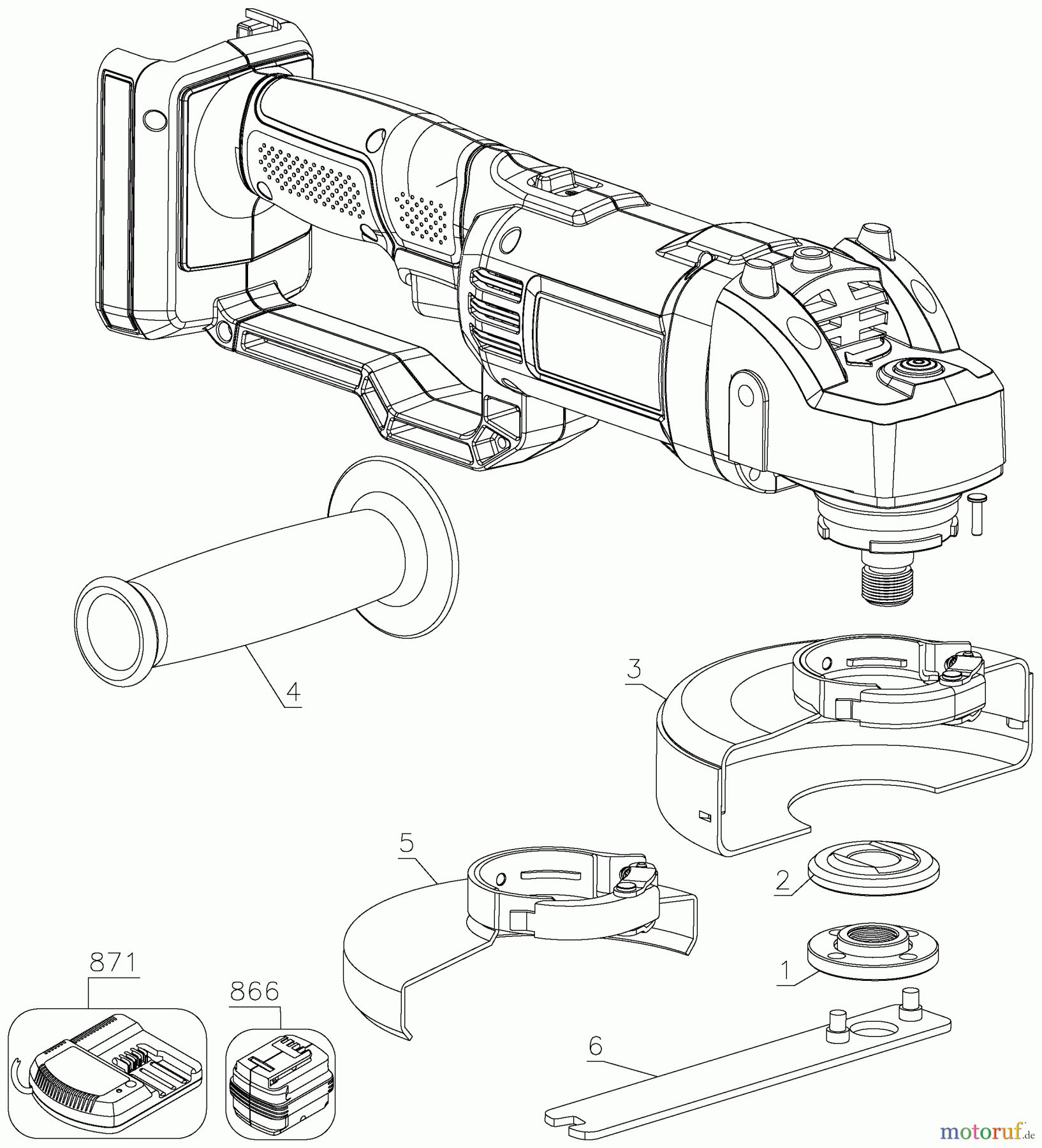PORTER CABLE Divers 18V CUT-OFF TOOL PC1800AG Seite 1