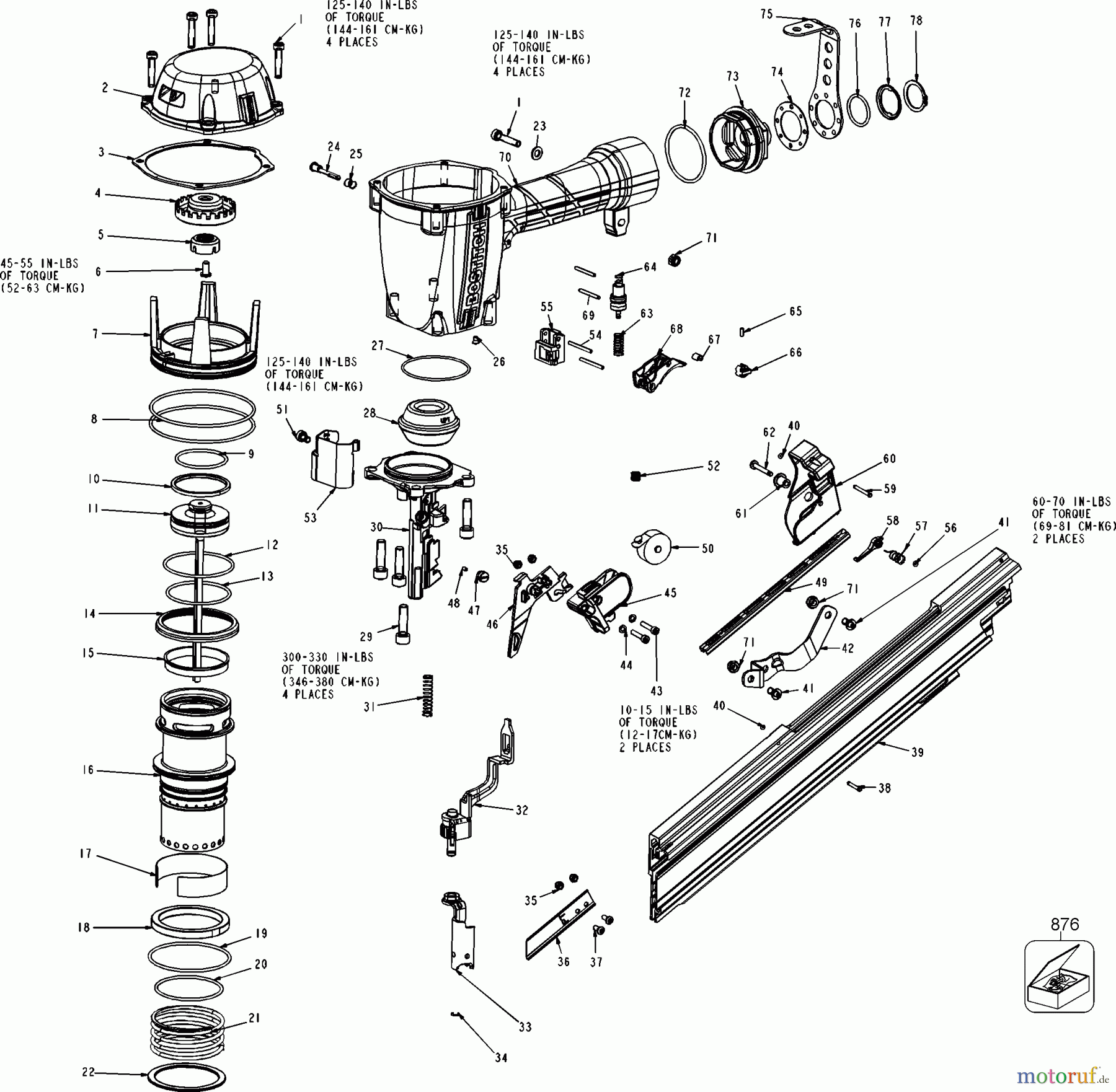 BOSTITCH NAILERS 30PT FRAMING NAILER BTF83PT Seite 1
