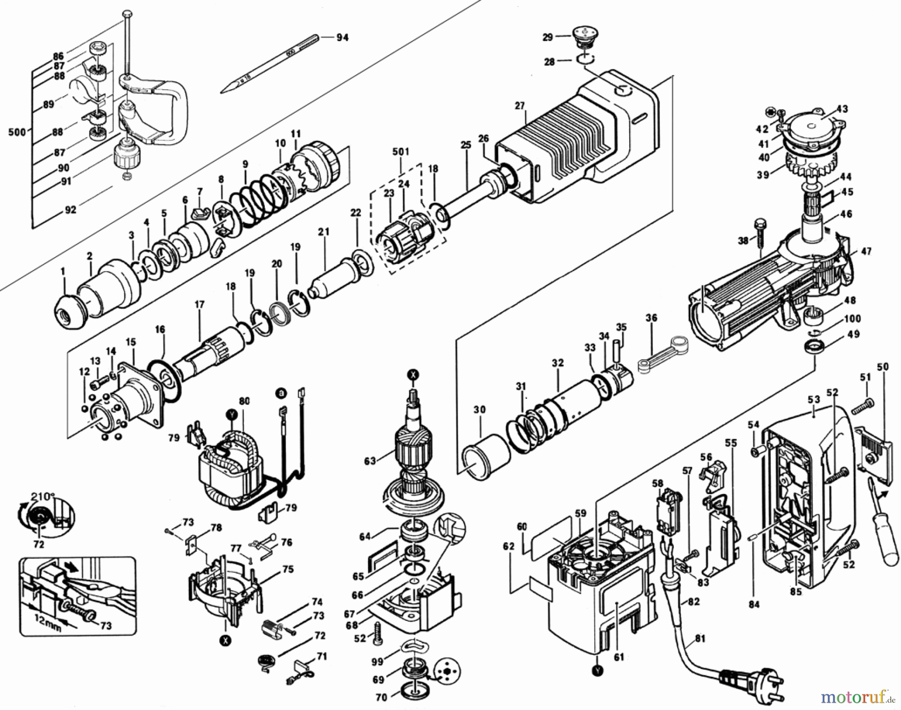  GUO QIANG Divers MARTELLO DEMOLITORE H401 Seite 1