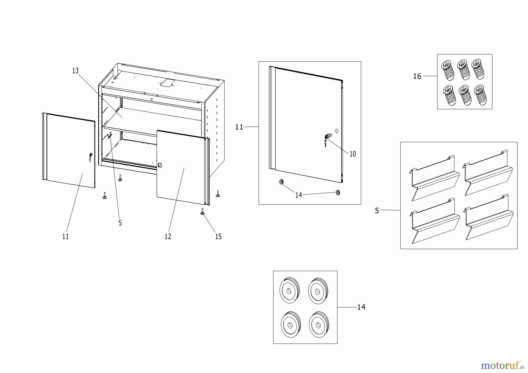  FACOM STORAGE ARMADIO A SCAFFALE JLS3-MBDPP Seite 1