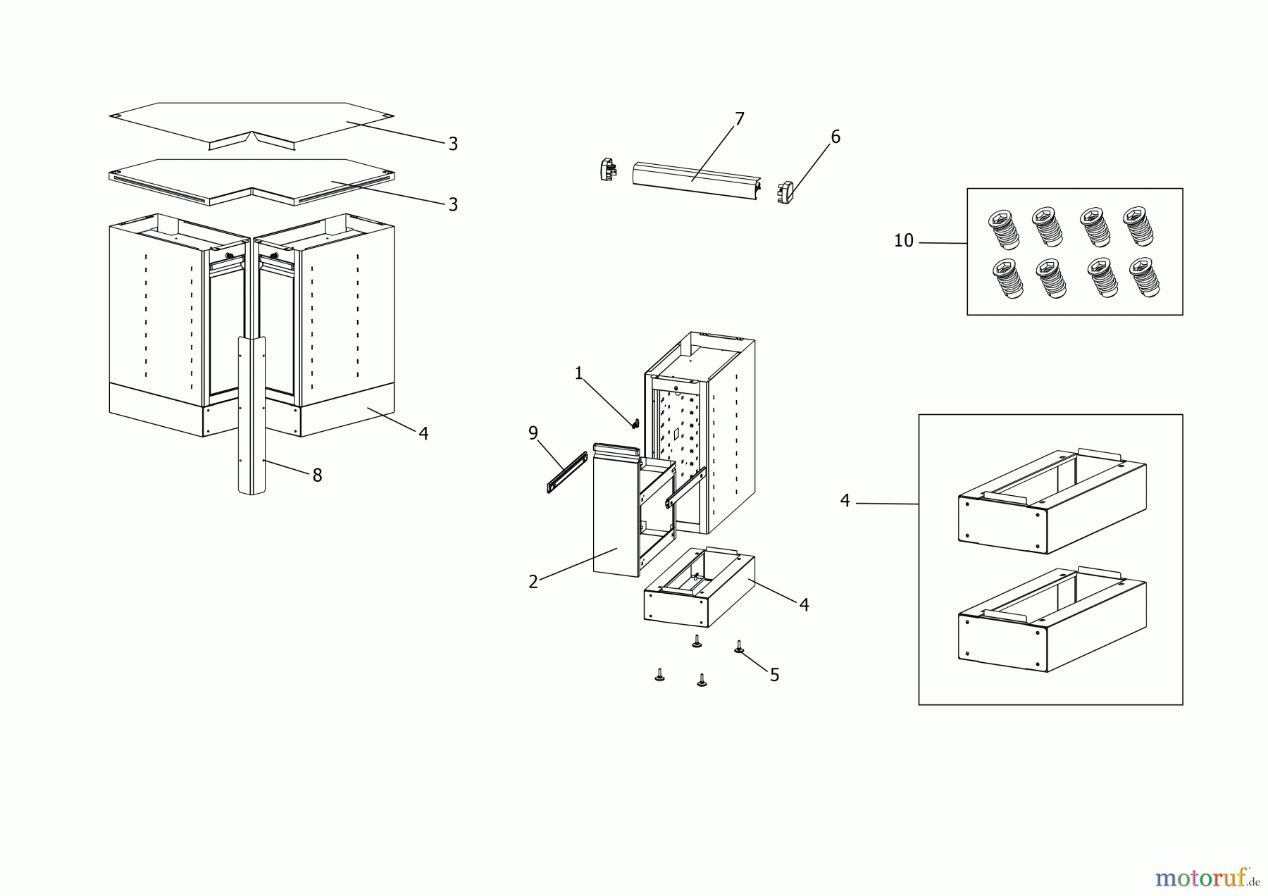 FACOM STORAGE ARMADIO CASSETTIERA JLS3-MBSCSW Seite 1