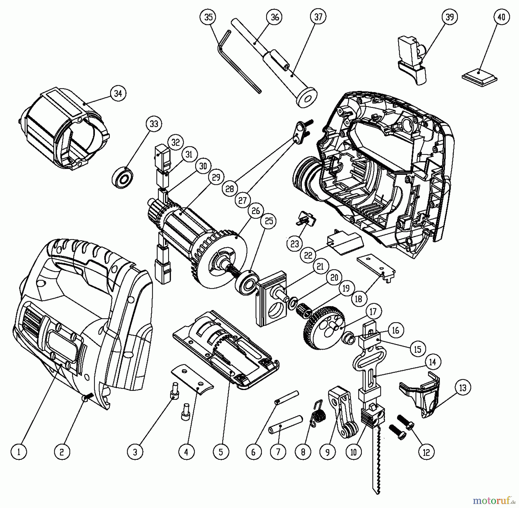  BLACK+DECKER INTERNO SAW SEGHETTO ALTERNATIVO JS10 Seite 1