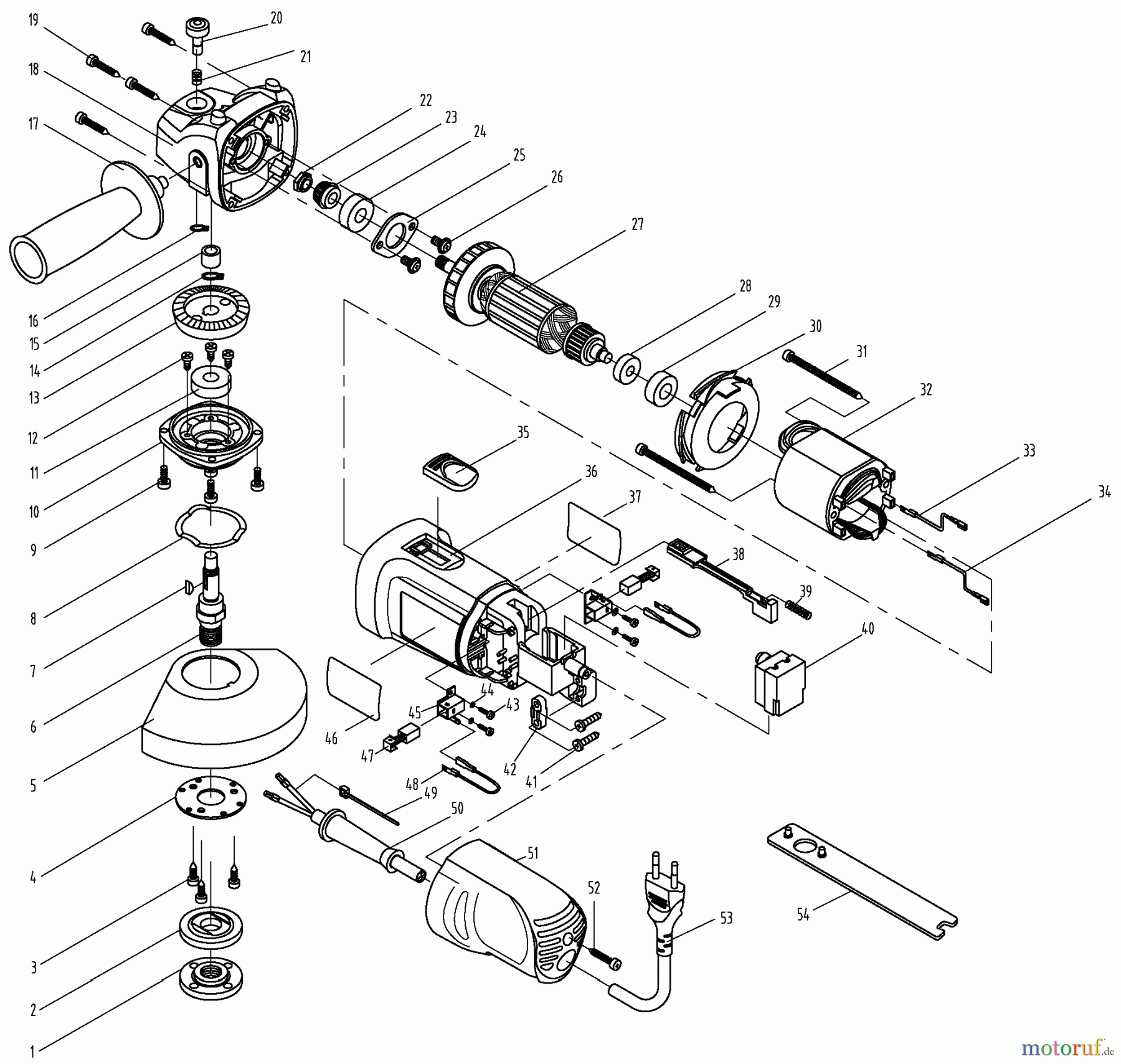 BLACK+DECKER Divers 900W SMALL ANGLE GRINDER KG915K Seite 1