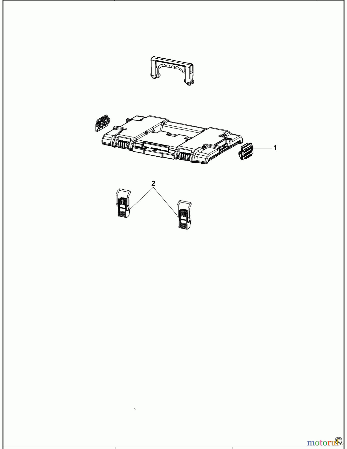  DEWALT IMMAGAZZINAMENTO WORKBOX DWST08165 Seite 1