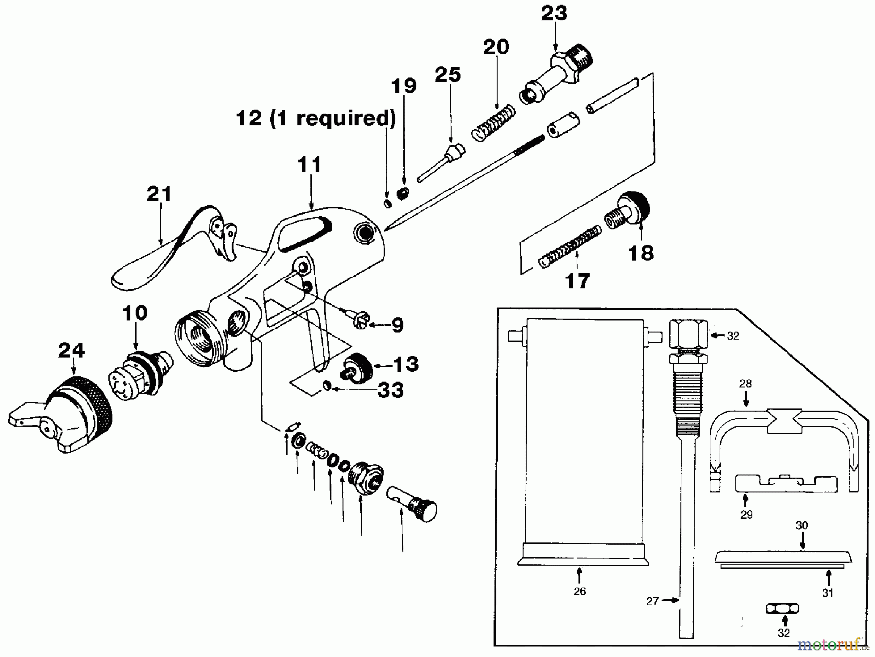  OEM Divers GUN SPRAY PRO TOUCH UP ASP009 Seite 1