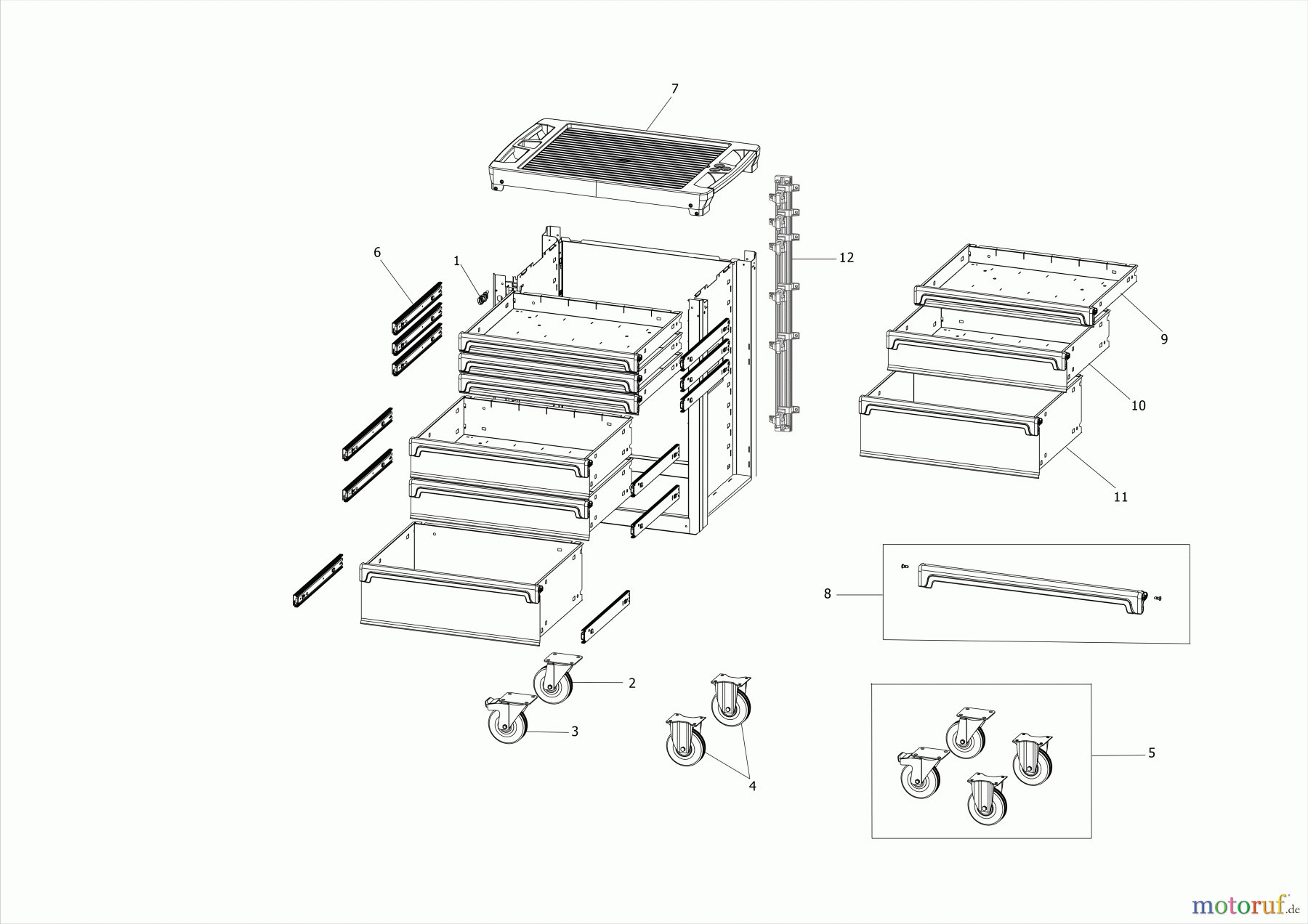  FACOM STORAGE ARMADIO A RULLI ROLL.6M3S Seite 2