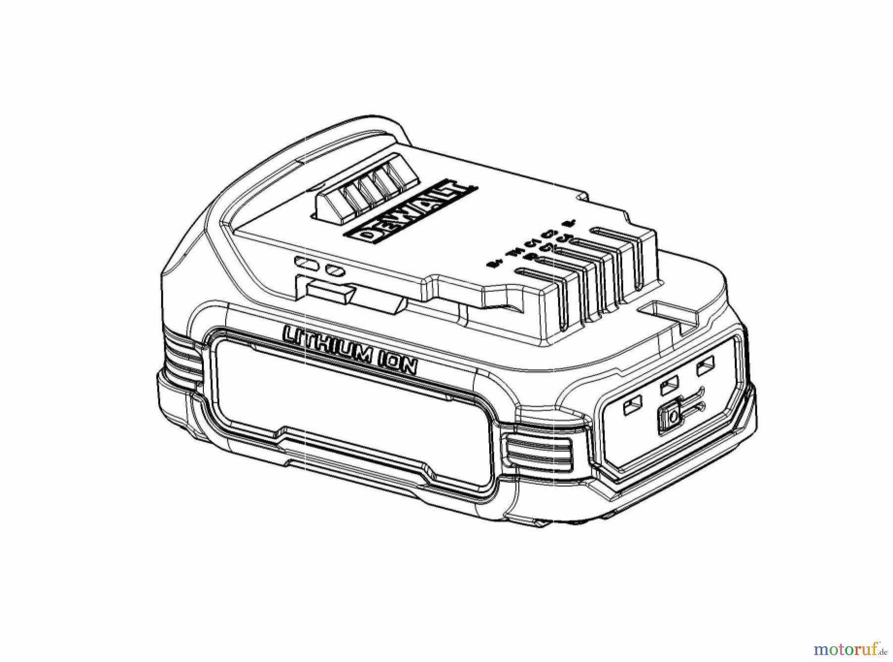  DEWALT SENZA CORDLE-ALTRO BATTERIA DCBP034G Seite 1