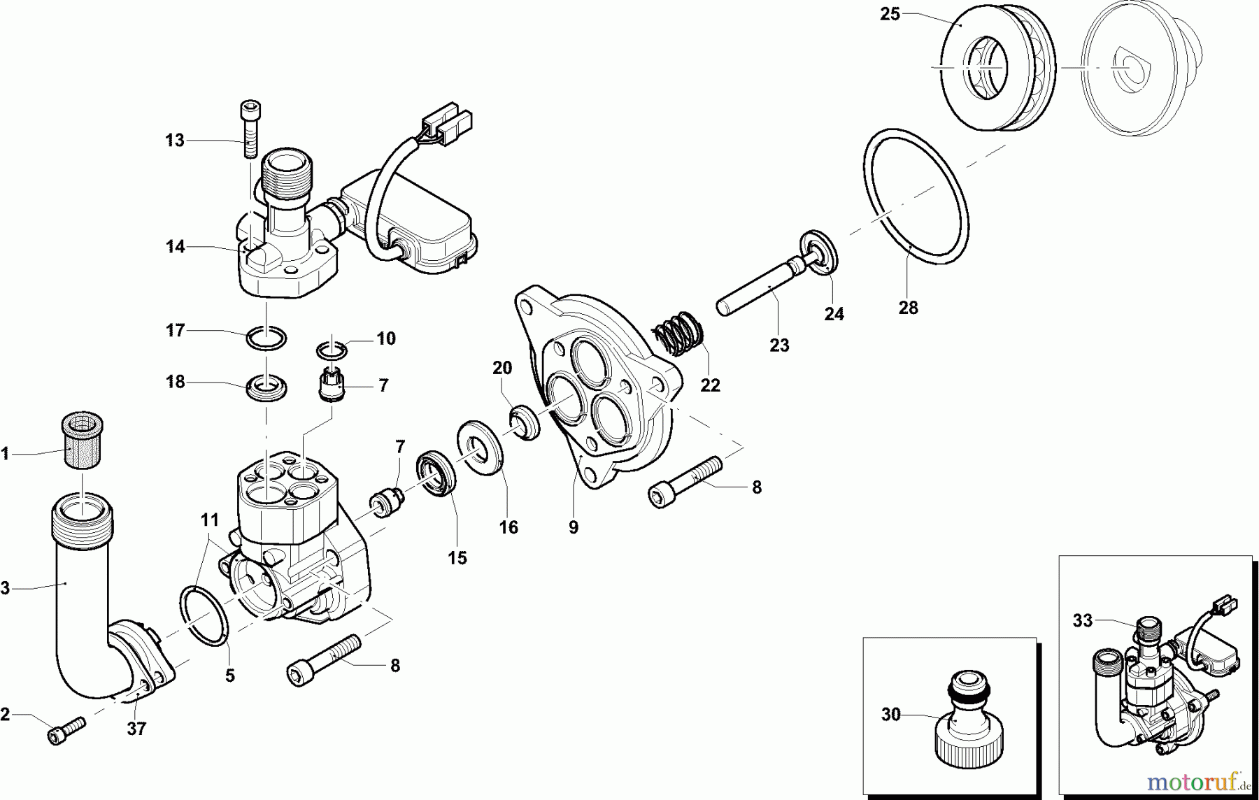  Dolmar Hochdruckreiniger Elektro HP-115 2  Pumpe