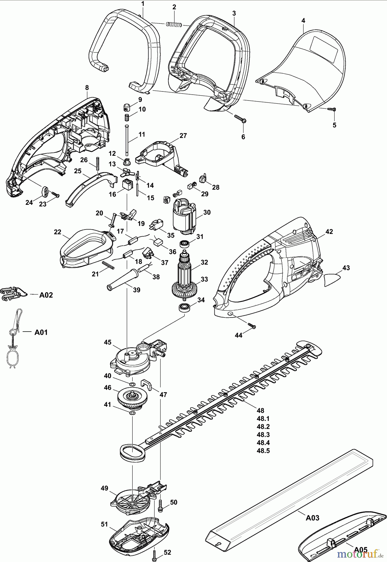  Dolmar Heckenscheren Elektro HT345 1  HT-345