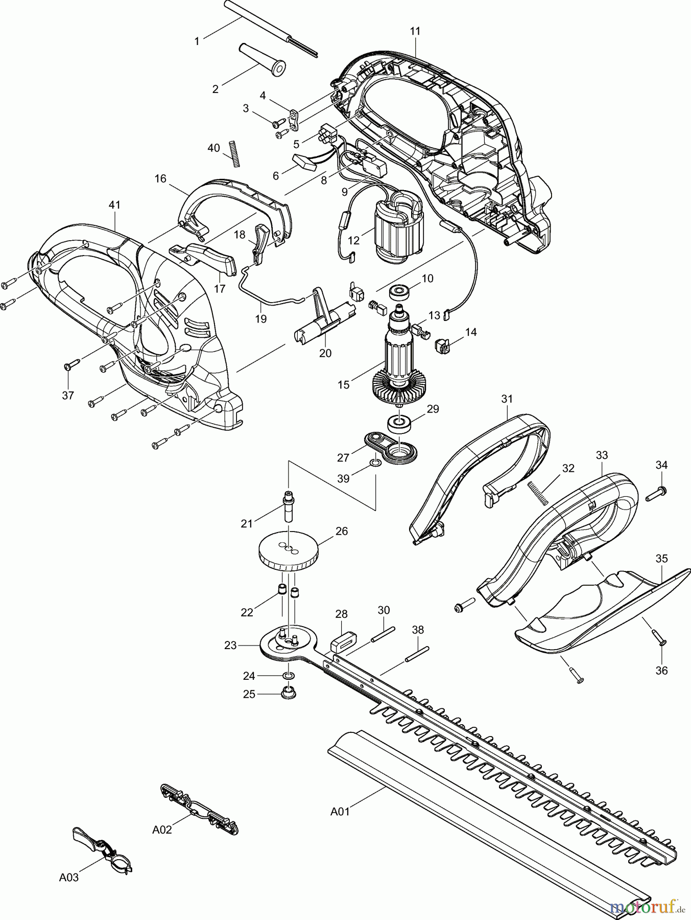  Dolmar Heckenscheren Elektro HT-42 1  HT-42