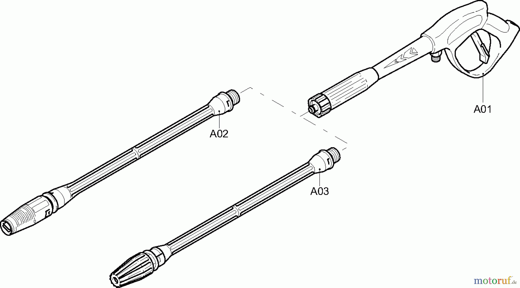  Dolmar Hochdruckreiniger Elektro HP7000 5  Zubehör