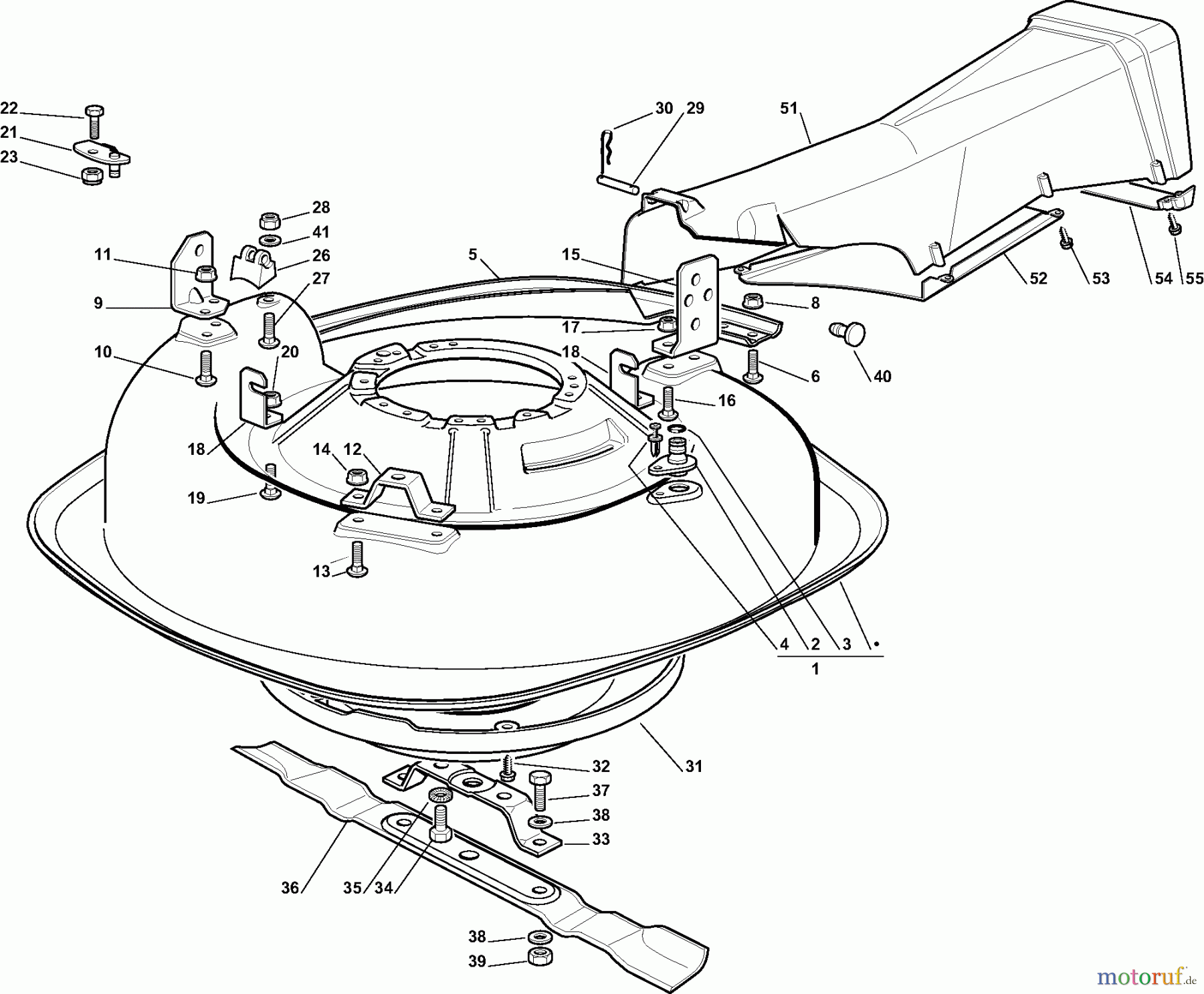 Dolmar Rasentraktoren RM-63.7 RM-63.7 (2011-2013) 9 SCHNEIDWERKZEUG (2)