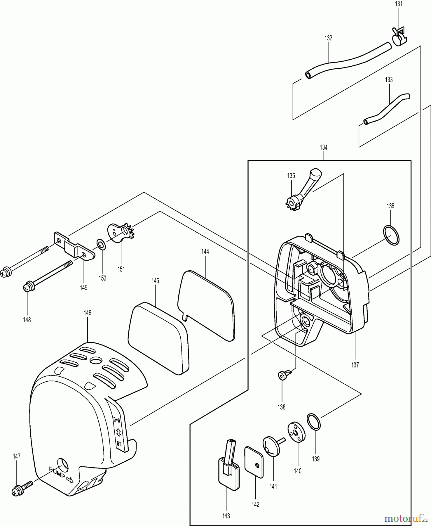  Dolmar Blasgeräte Benzin PB2524 7  Luftfilter