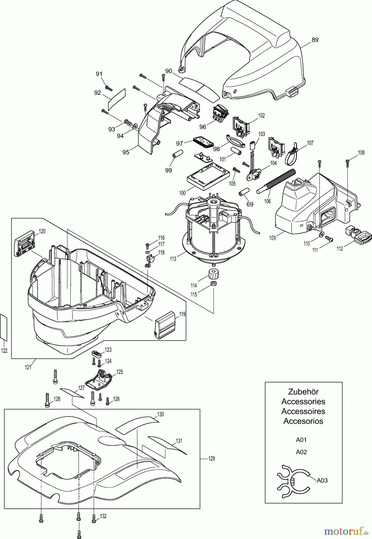  Dolmar Kultivator AK-3622 4  Motor