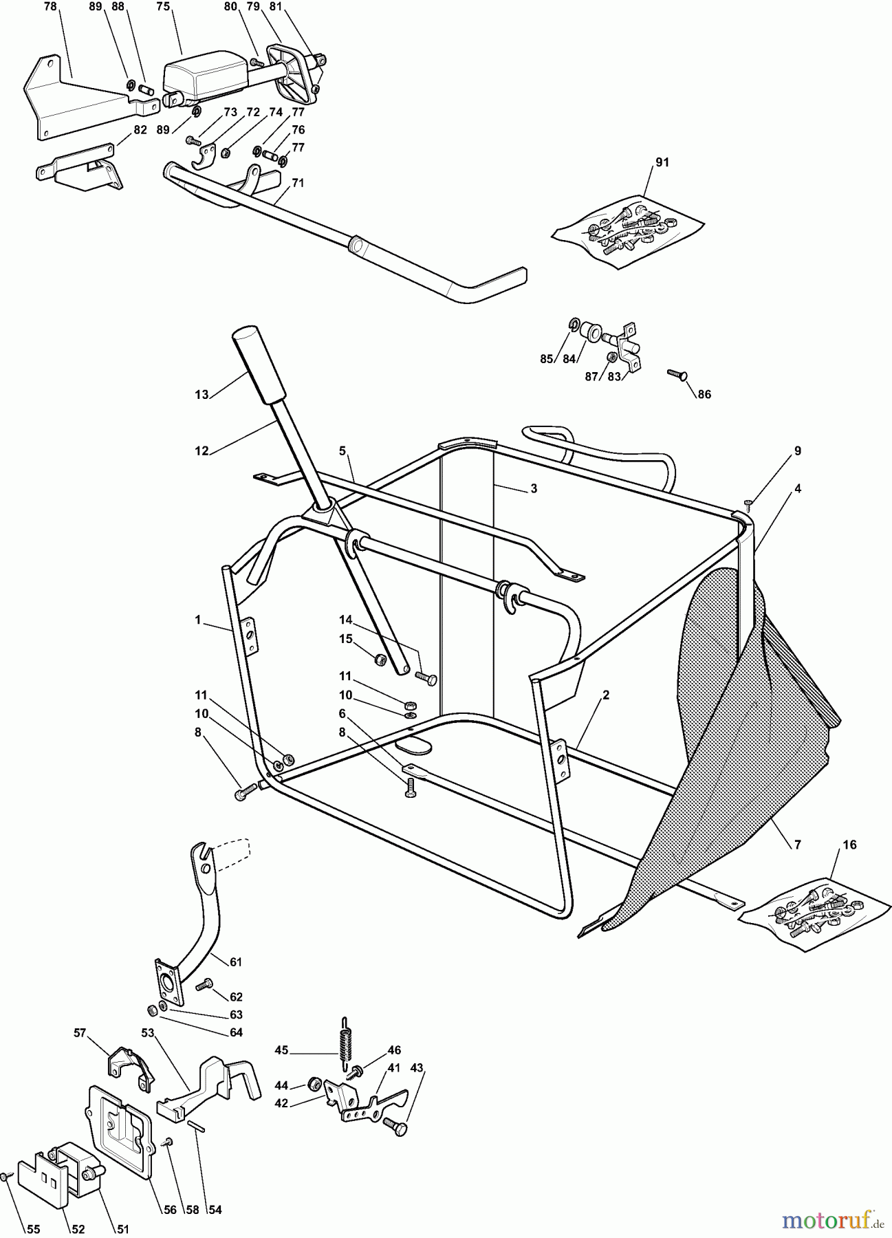  Dolmar Rasentraktoren TM10218H TM10218H (2015-2019) 10  Grasfangsack