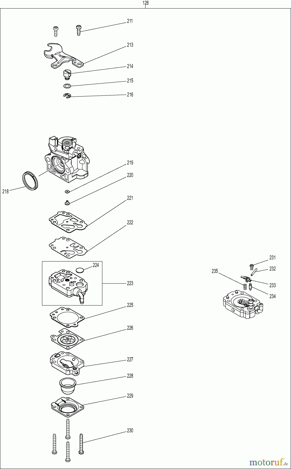 Dolmar Motorsensen & Trimmer Benzin 2-Takt MS34C 4 Vergaser
