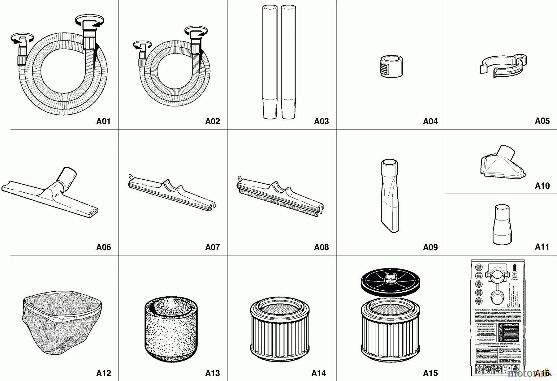  Dolmar Nass- & Trockensauger WD-2035 2  Zubehör