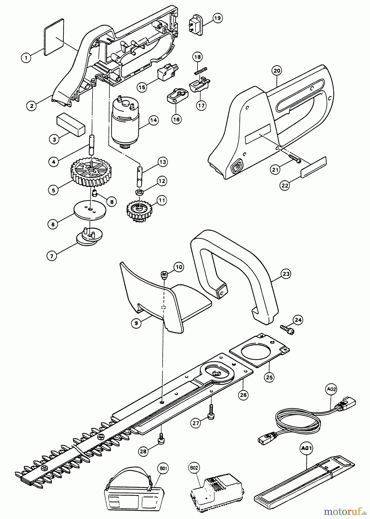  Dolmar Heckenscheren Akku HT-121 2  HT-121