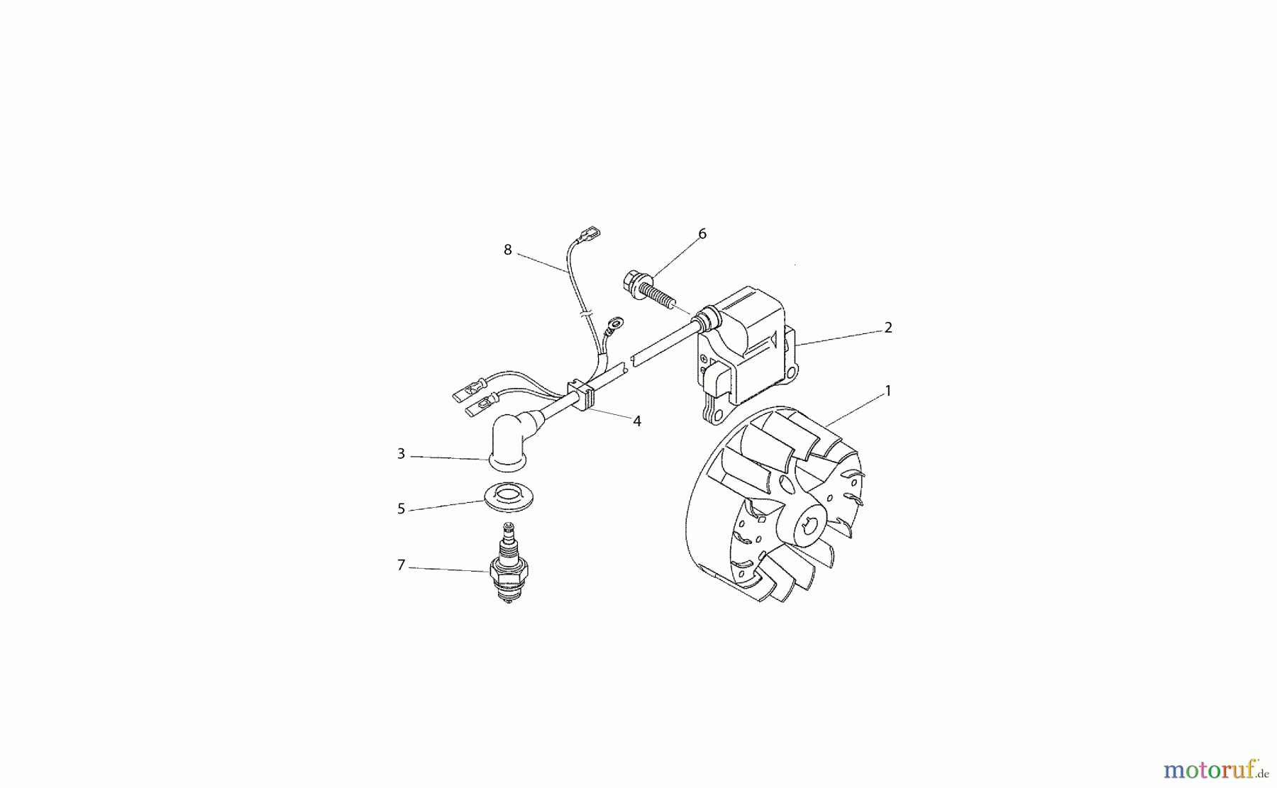  Dolmar Motorsensen & Trimmer Benzin 2-Takt MS-230 C 4  Polrad, Zünder