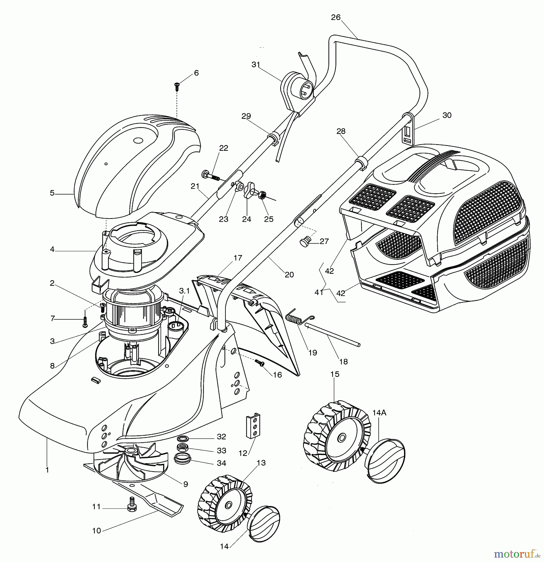  Dolmar Rasenmäher Elektro EM-3310 EM-3310 (2002) 1  EM-3310 (2002)