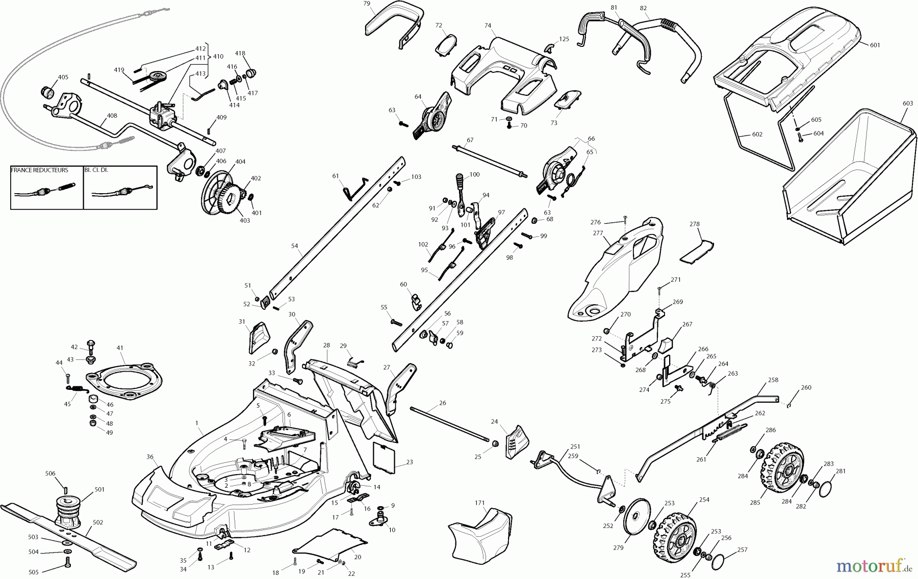  Dolmar Rasenmäher Benzin PM-4855 SA pro PM-4855 SA pro (2007) 9  PM-4855 SA pro