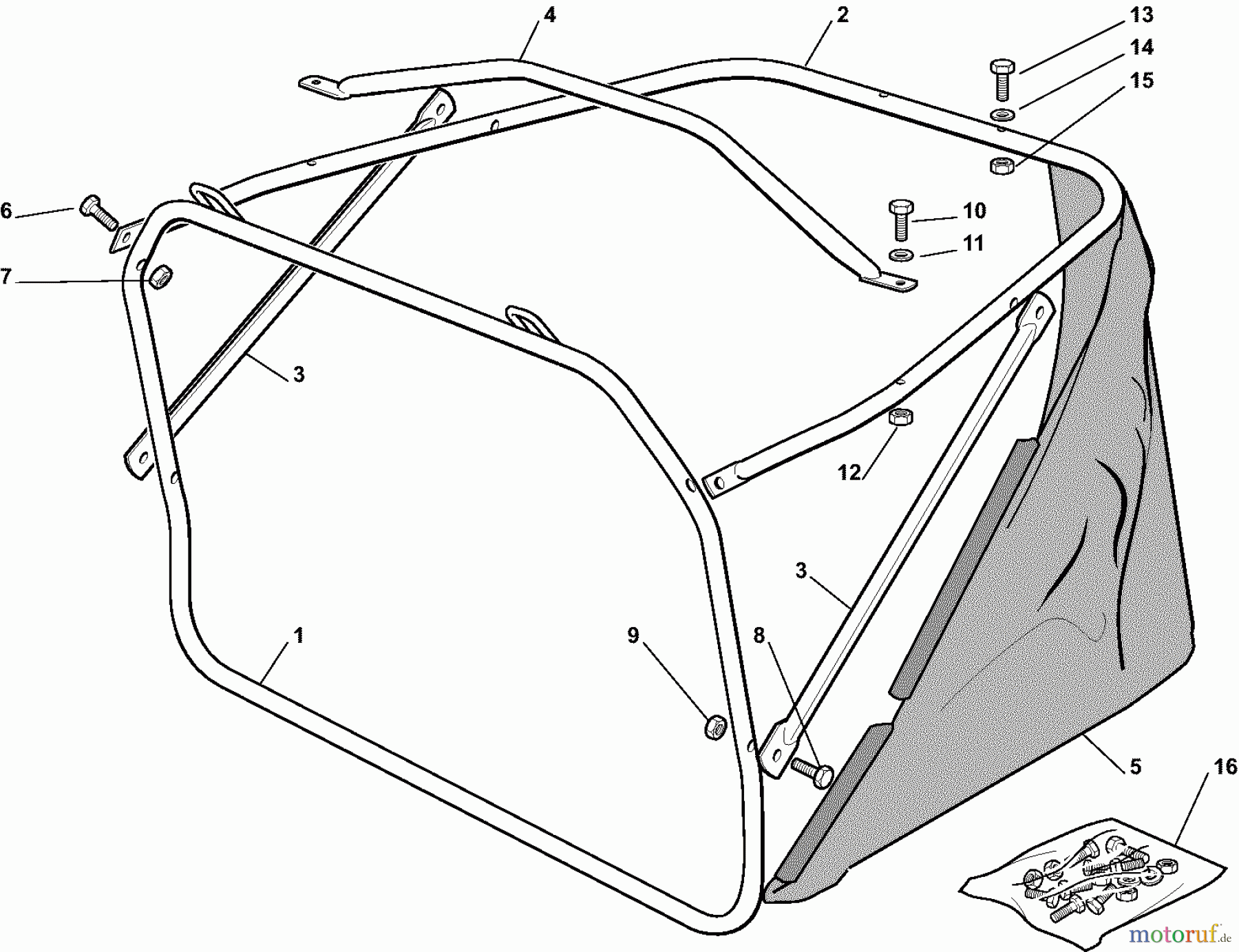  Dolmar Rasentraktoren RM-63.7 RM-63.7 (2007) 10  Grasfangsack