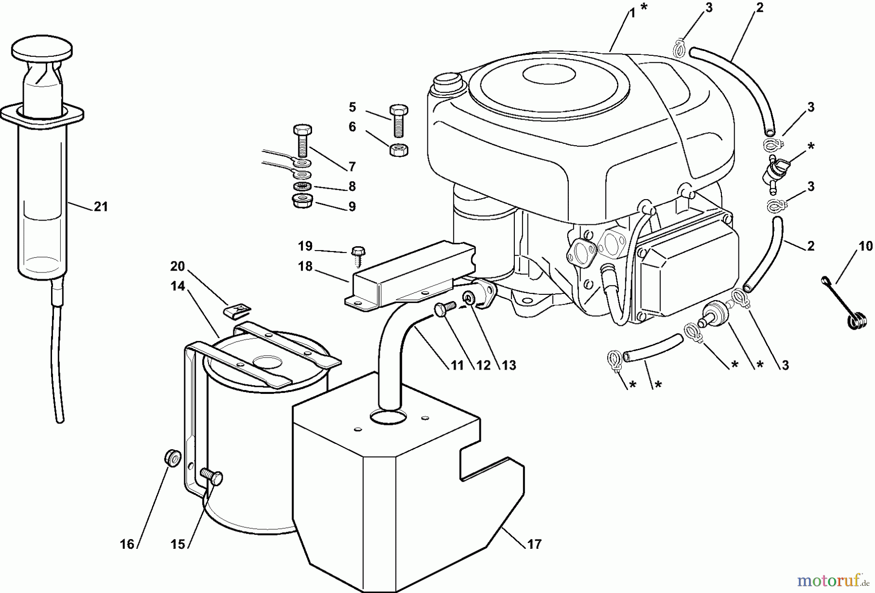  Dolmar Rasentraktoren RM7213H RM-72.13 H (2007) 5  Motor