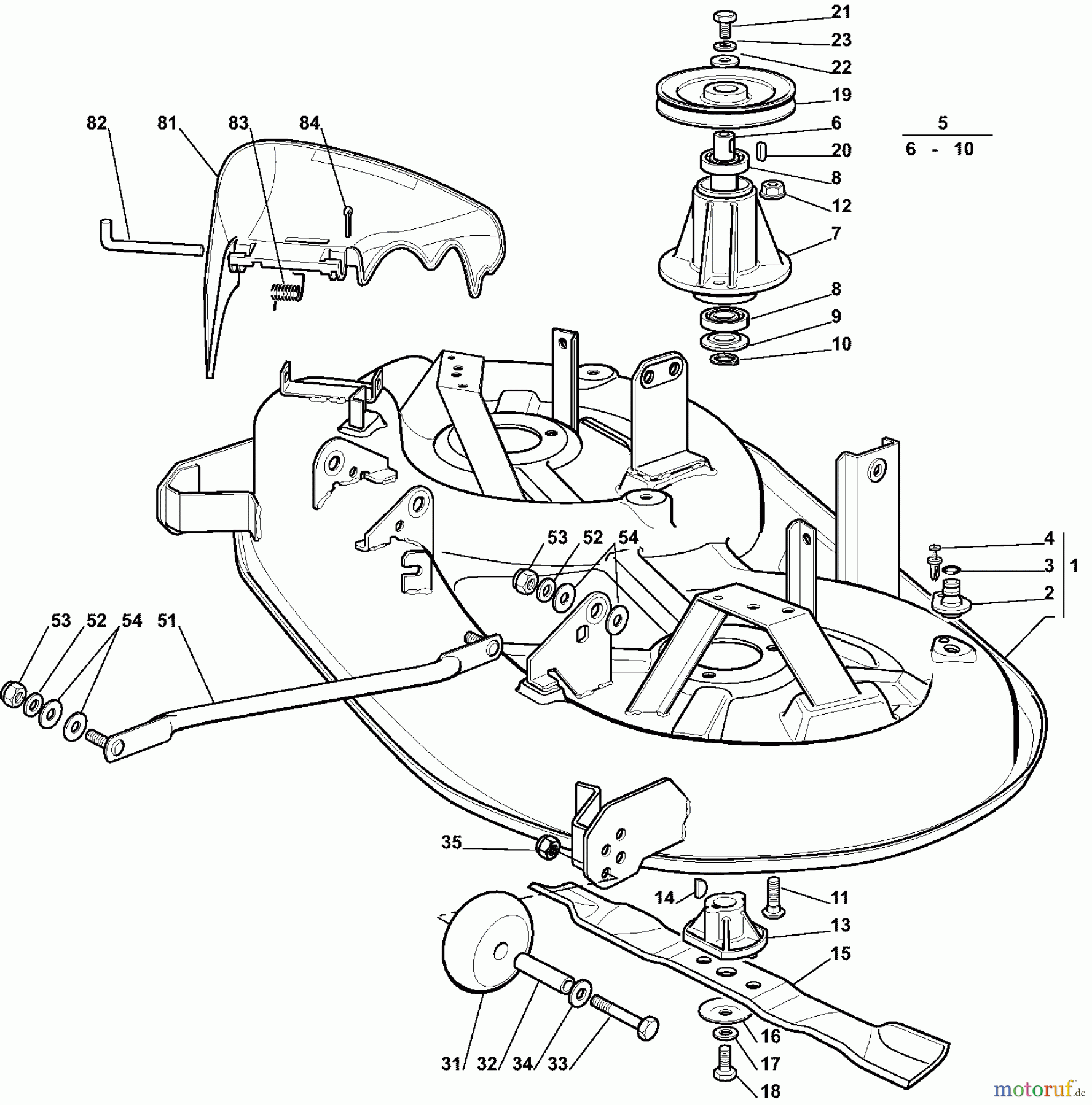  Dolmar Rasentraktoren TM-98.14 H2D TM-98.14 H2D (2007) 9  SCHNEIDWERKZEUG (2)