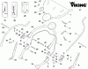 Viking Benzinrasenmäher MB 858 Ricambi B - Lenker