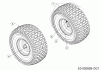 Dormak TXT 36 DK 13A776SE699 (2020) Listas de piezas de repuesto y dibujos Front wheels 13x5