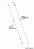 Beaux Jours BJ 5553 SH 12A-PFDQ613 (2019) Listas de piezas de repuesto y dibujos Control cable brake, Control cable