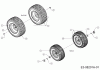 Helington H 76 SM 13A726JD686 (2020) Listas de piezas de repuesto y dibujos Wheels 13x5x6; 16x6,5x8