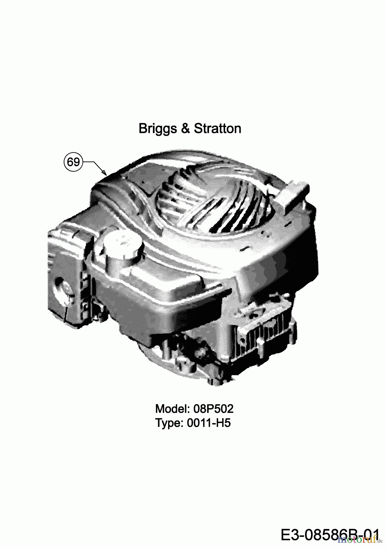 Black-Line Petrol mower BL 3546 11B-TE5B683 (2020) Engine Briggs & Stratton