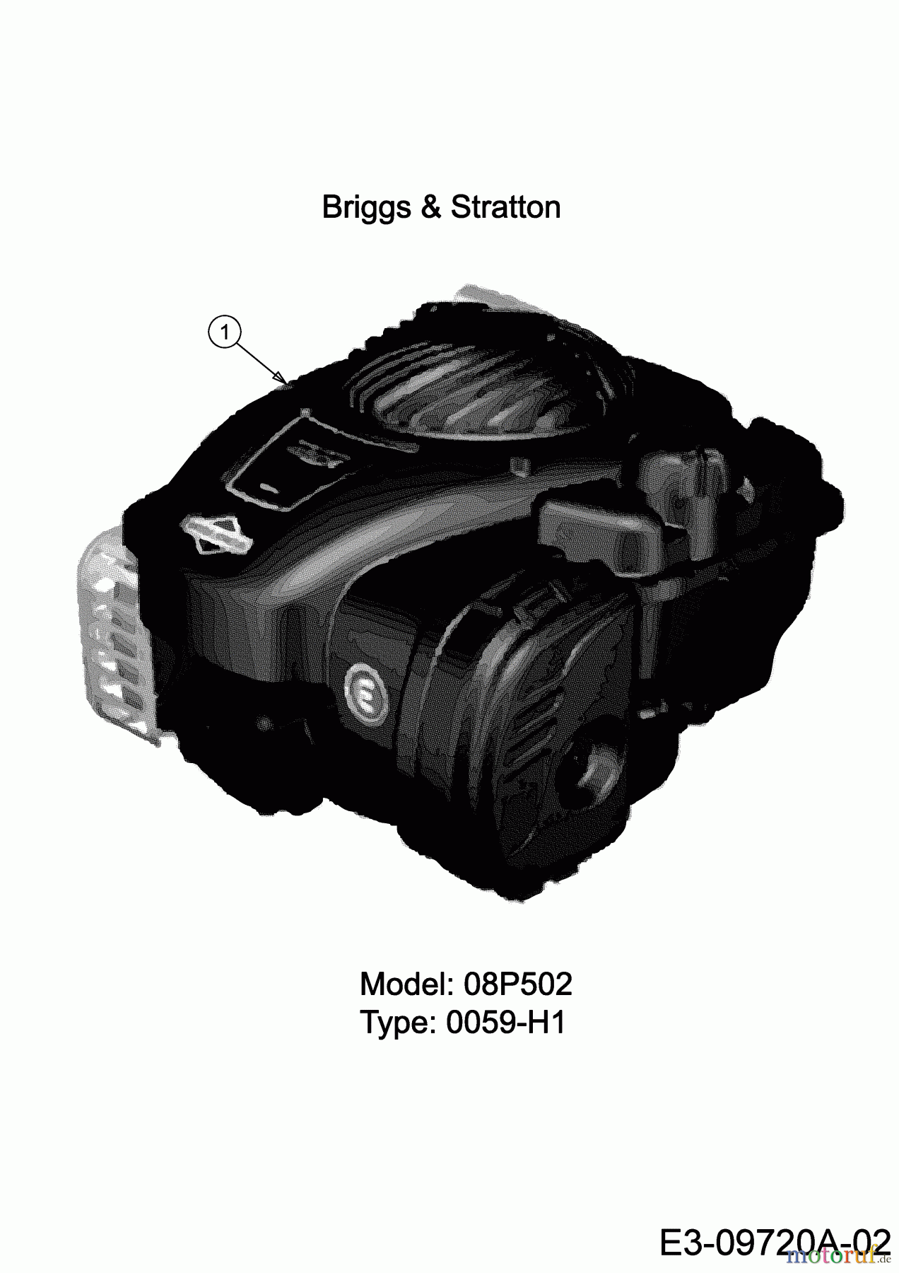  MTD Petrol mower 51 BC 11D-025J600 (2019) Engine Briggs & Stratton