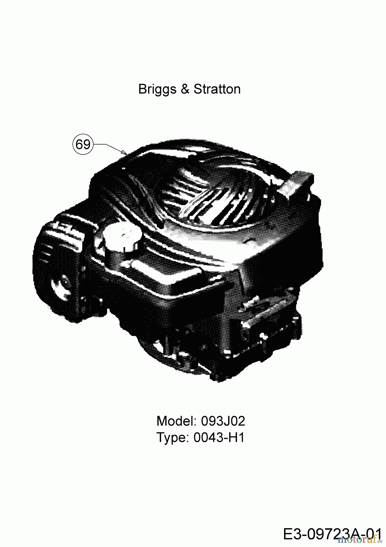  MTD Petrol mower 51 BC-5 11A-075P600  (2019) Engine Briggs & Stratton