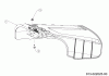 Troy-Bilt HORSE 107T-S 13AJ78BS609 (2023) Listas de piezas de repuesto y dibujos Deflector