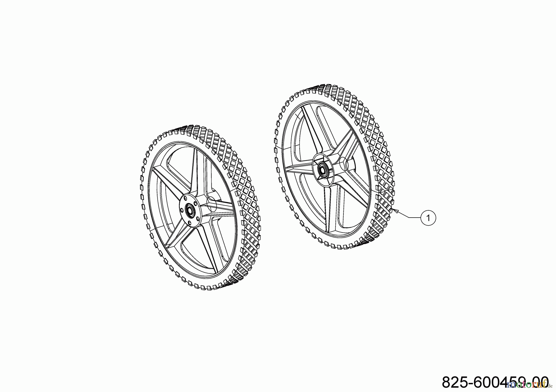 MTD String trimmer WST 5522 25C-262E678 (2022) Wheels