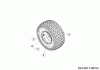 MTD Smart RN 145 13A876KN600 (2022) Listas de piezas de repuesto y dibujos Rear wheels