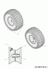 Tigara TG 19/107 H 13A879KG649 (2022) Listas de piezas de repuesto y dibujos Front wheels 15x6