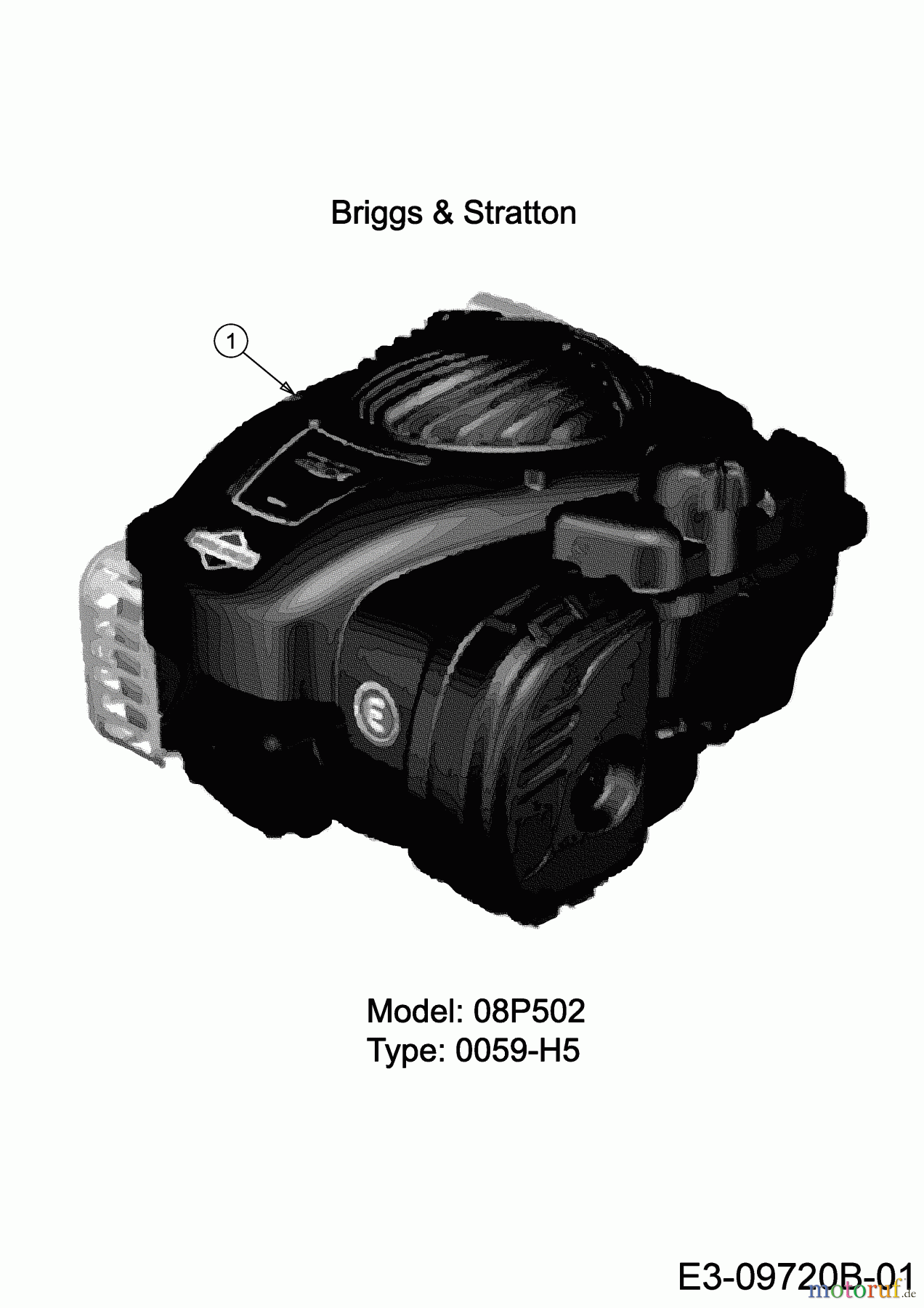  MTD Petrol mower 51 BC 11F-025J600 (2023) Engine Briggs & Stratton