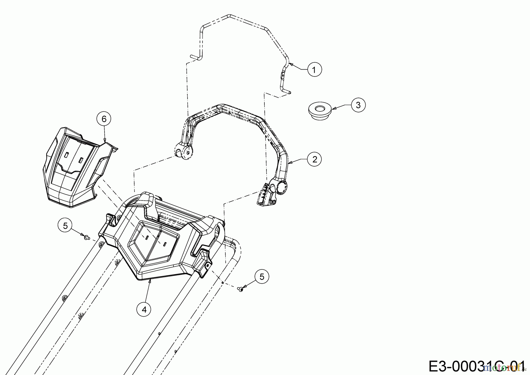 Cub Cadet Petrol mower self propelled XM2 DR46SA 12ABYAKC603 (2019) Control lever, Speed control