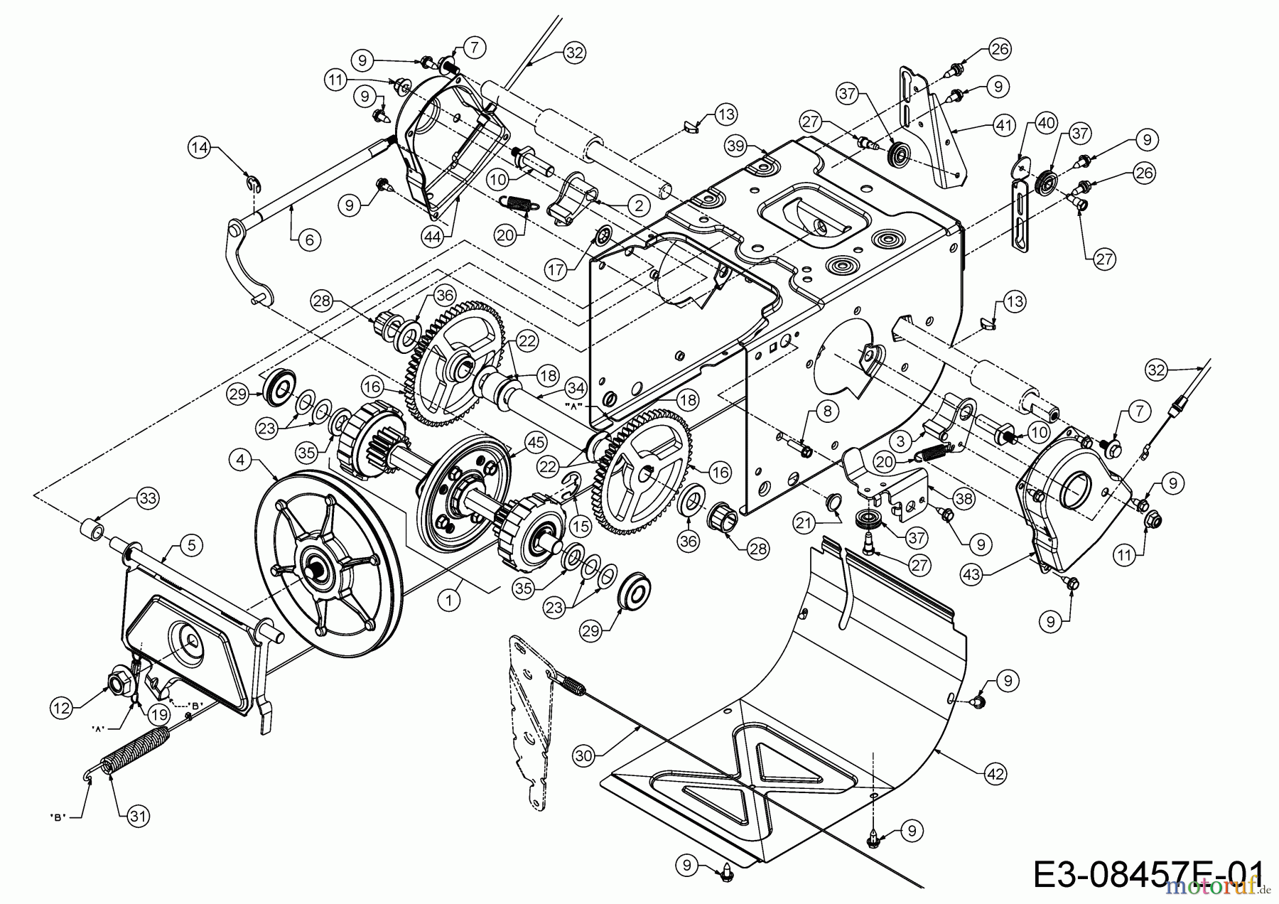  Cub Cadet Snow throwers XS2 61 SWE 31AW5BLR603 (2021) Drive system