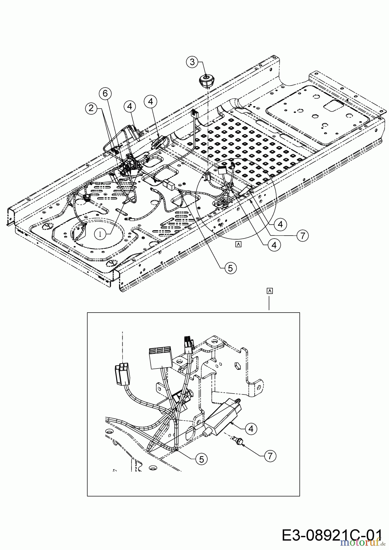 Cub Cadet Zero Turn XZ1 107 17DMCACS603 (2019) Electric parts