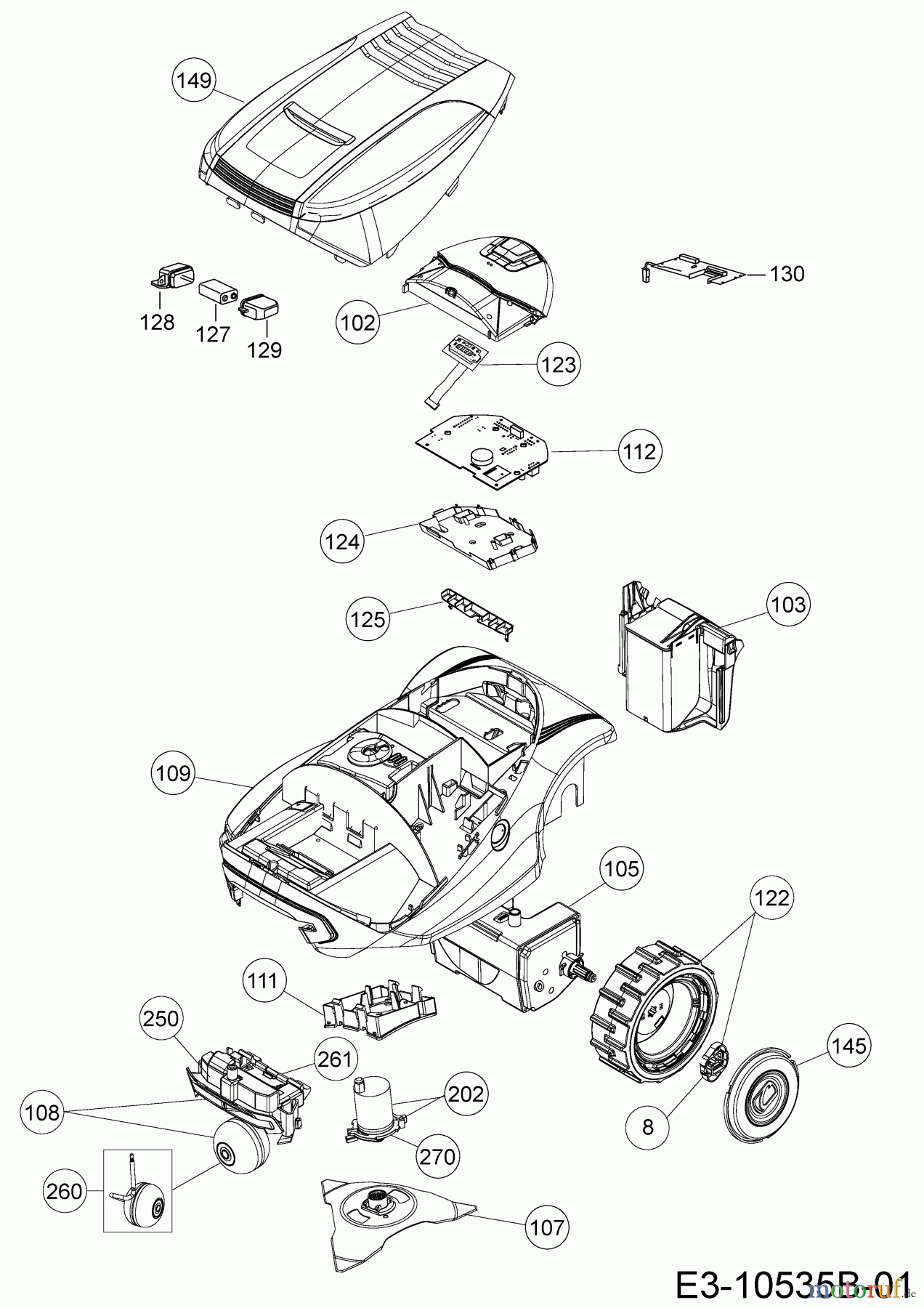 Cub Cadet Robotic lawn mower XR2 2000 22BCFAFD603 (2020) Basic machine