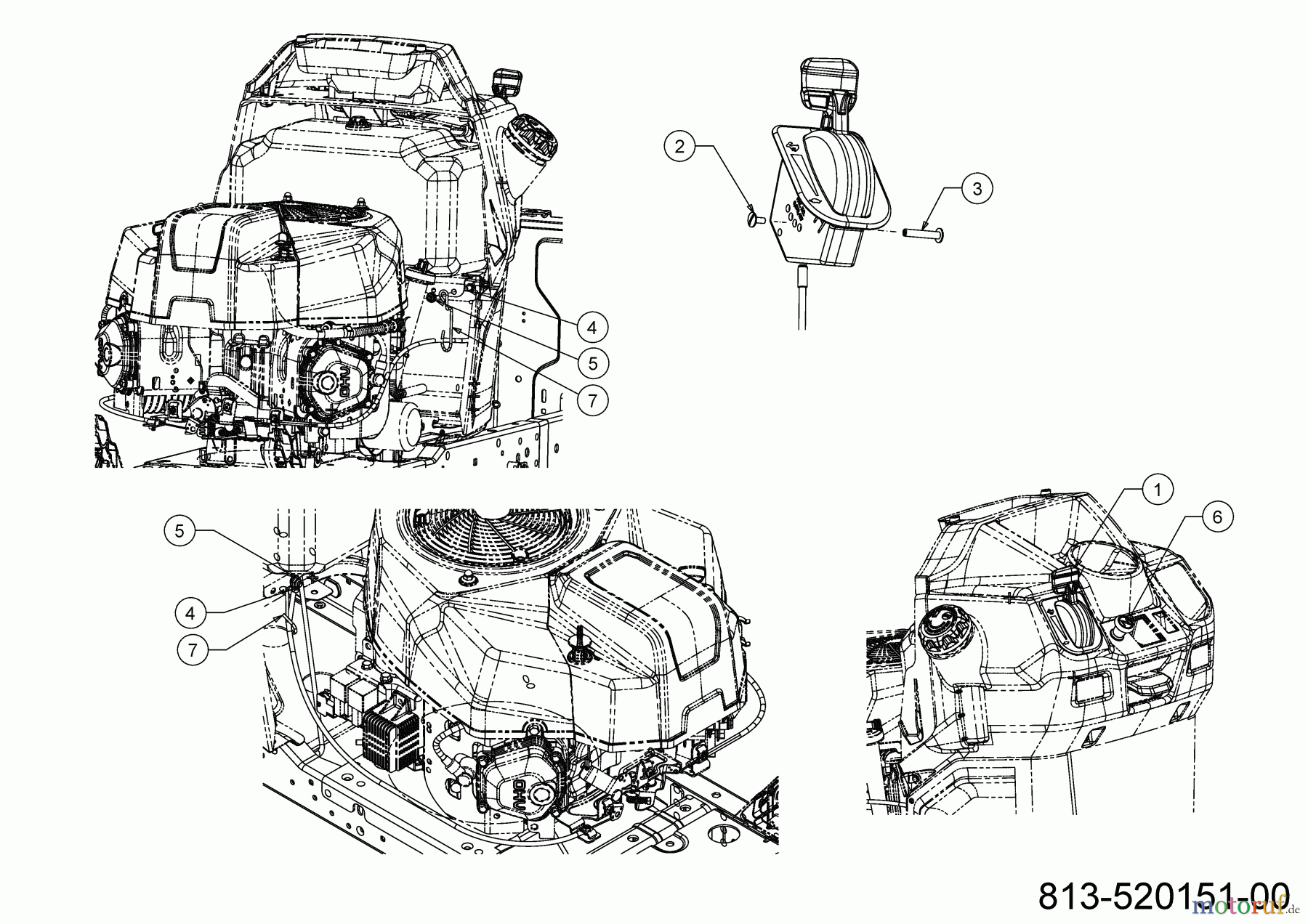  Cub Cadet Lawn tractors XT2 PS117 13AJA1TT603 (2023) Choke- and throttle control