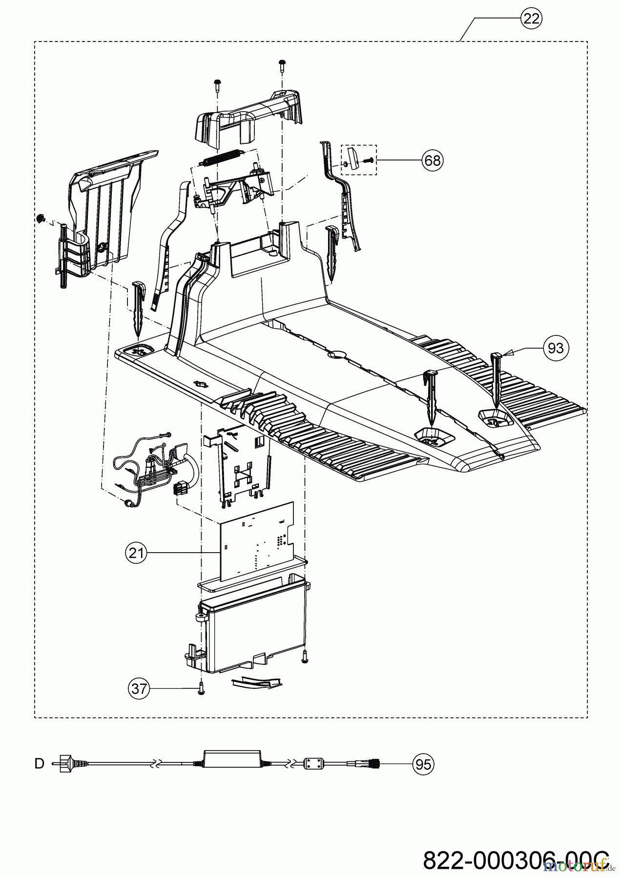 Cub Cadet Robotic lawn mower XR5 2000 22AKHEFA603 (2021) Base station